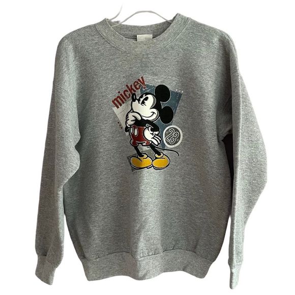 Disney Tops - Vintage 90s Mickey Mouse Disney Store Crewneck Sweatshirt Made in USA Authentic
